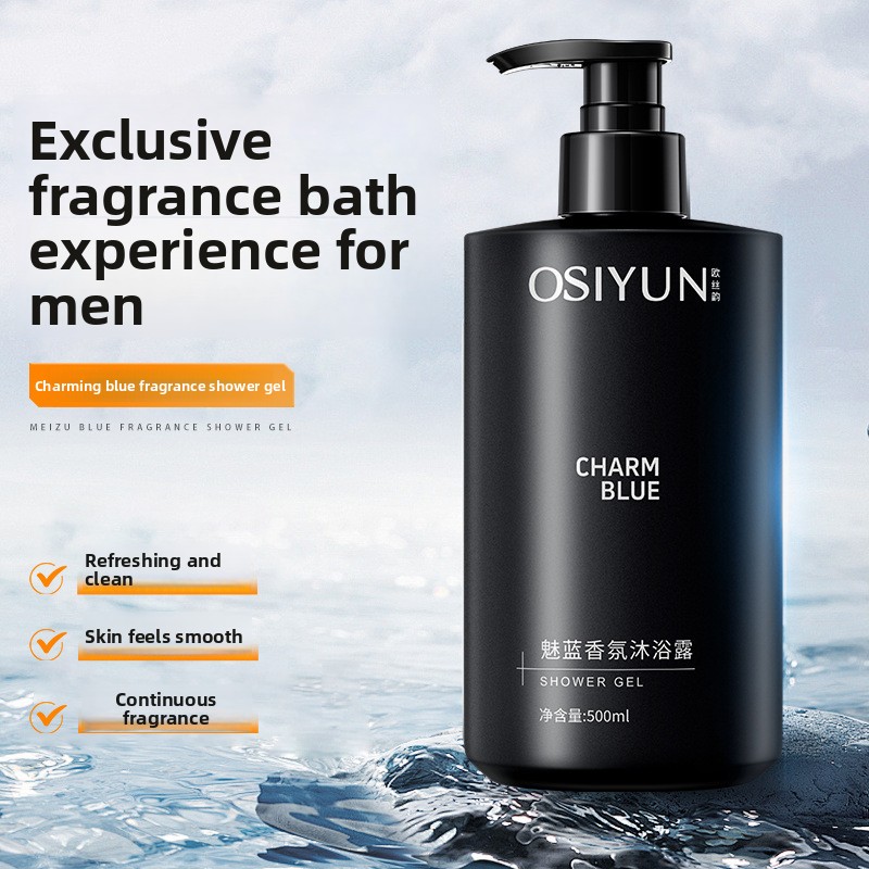 Perfume Fragrance Types For Men - Charming blue fragrance shower gel for