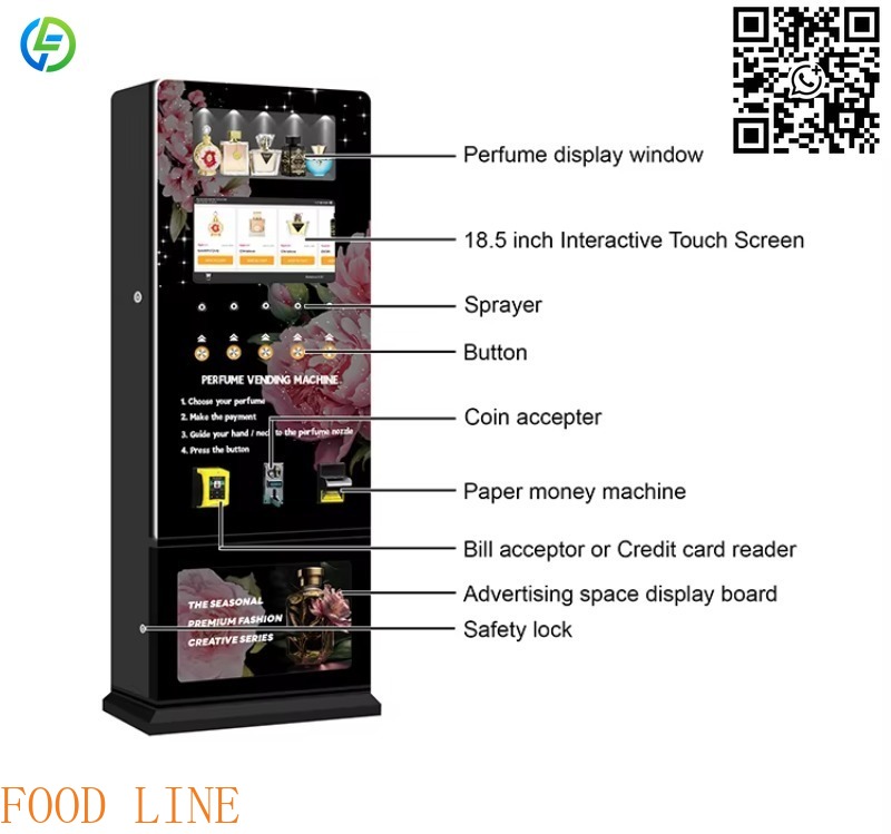 Customized  Popular Wholesale  - Perfume Fragrance Vending Machine ulasan dan harga
