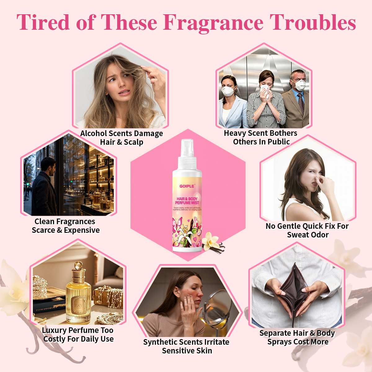 Hair & Body Perfume Mist Body  - Fragrance Perfume For Hair ulasan dan harga