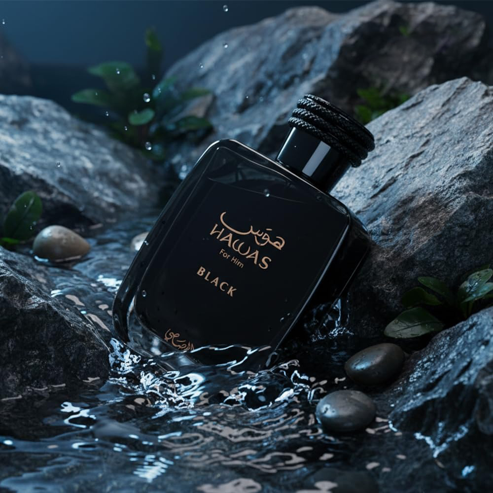 Hawas Black by Rasasi for Men  - Perfume Fragrance Man ulasan dan harga