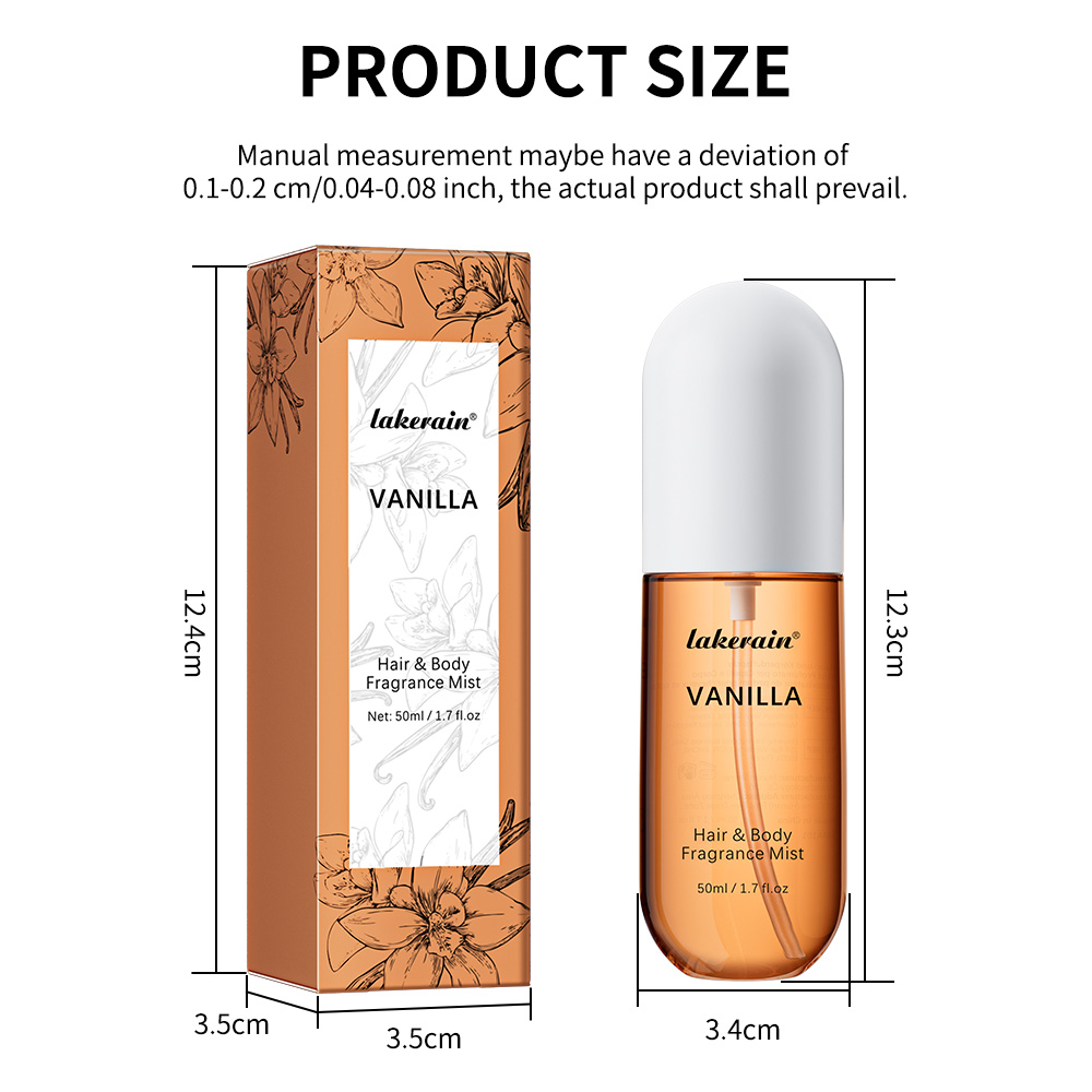 50ml Vanilla Rose Fragrance Sp - Fragrance Perfume For Hair ulasan dan harga