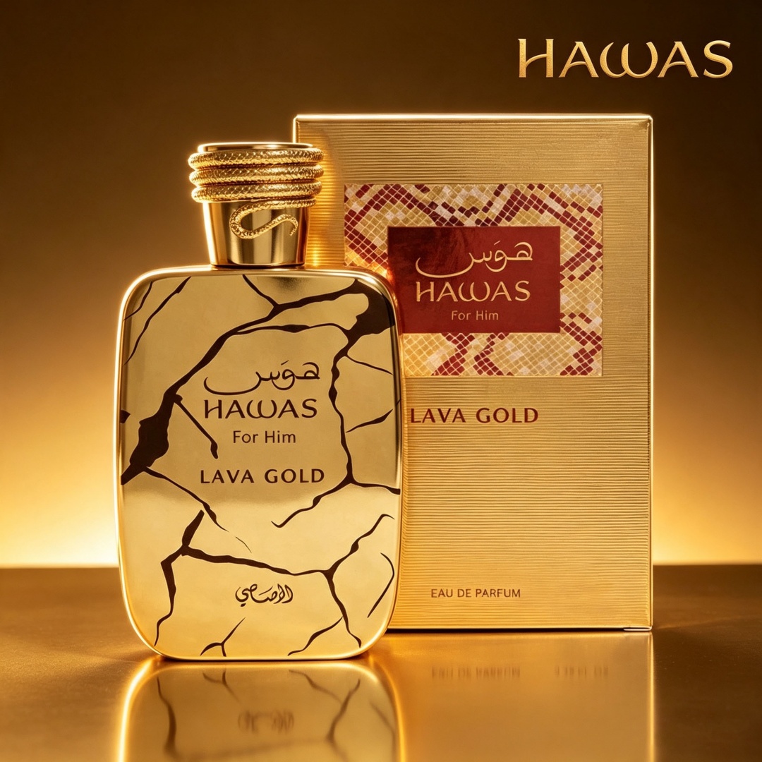 Hawas Lava Gold by Rasasi 100m - Perfume Fragrance Man ulasan dan harga