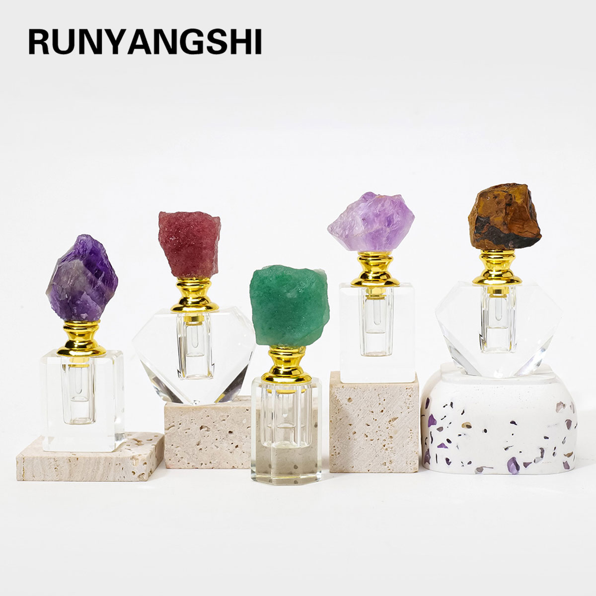 1PC Natural Amethyst Crystal C - Perfume Fragrance Vending Machine ulasan dan harga