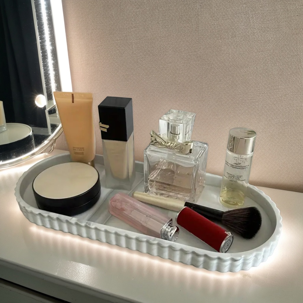 1-Piece Oval Vanity Tray, Coun - Perfume Fragrance Vending Machine ulasan dan harga